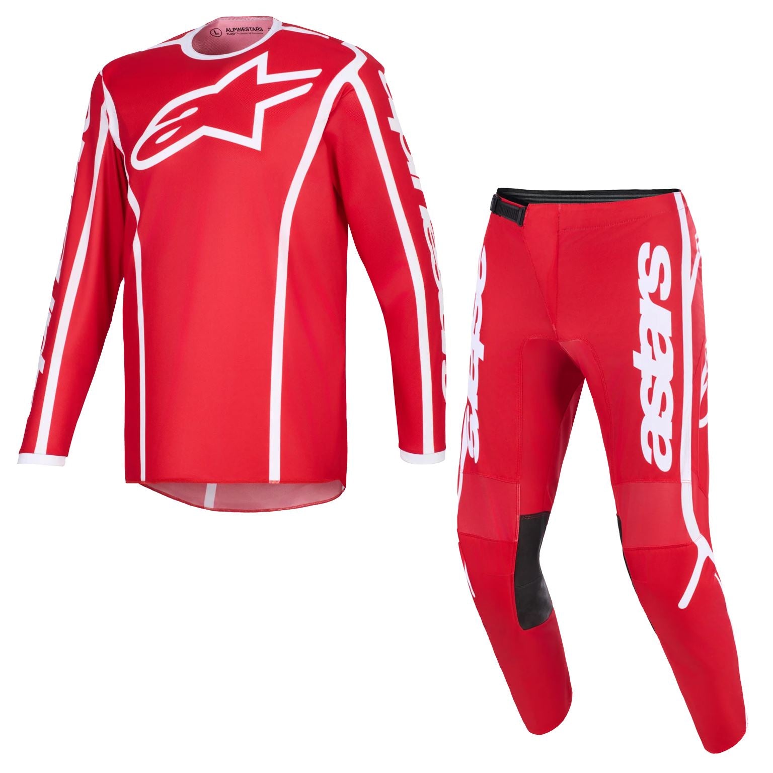 Alpinestars 2026 Fluid Apex Motocross Combo Kit Red White